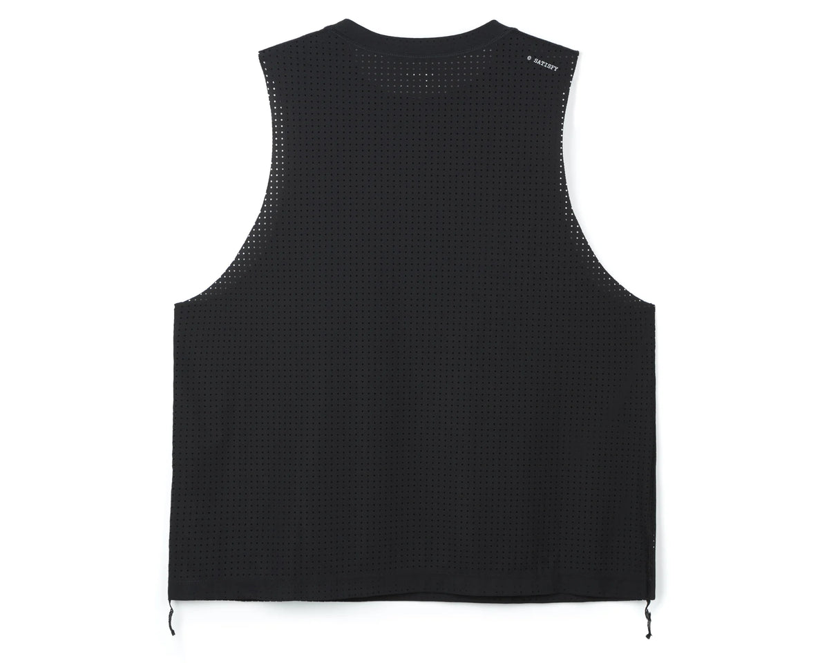 Space-O Muscle Tee Black by Satisfy