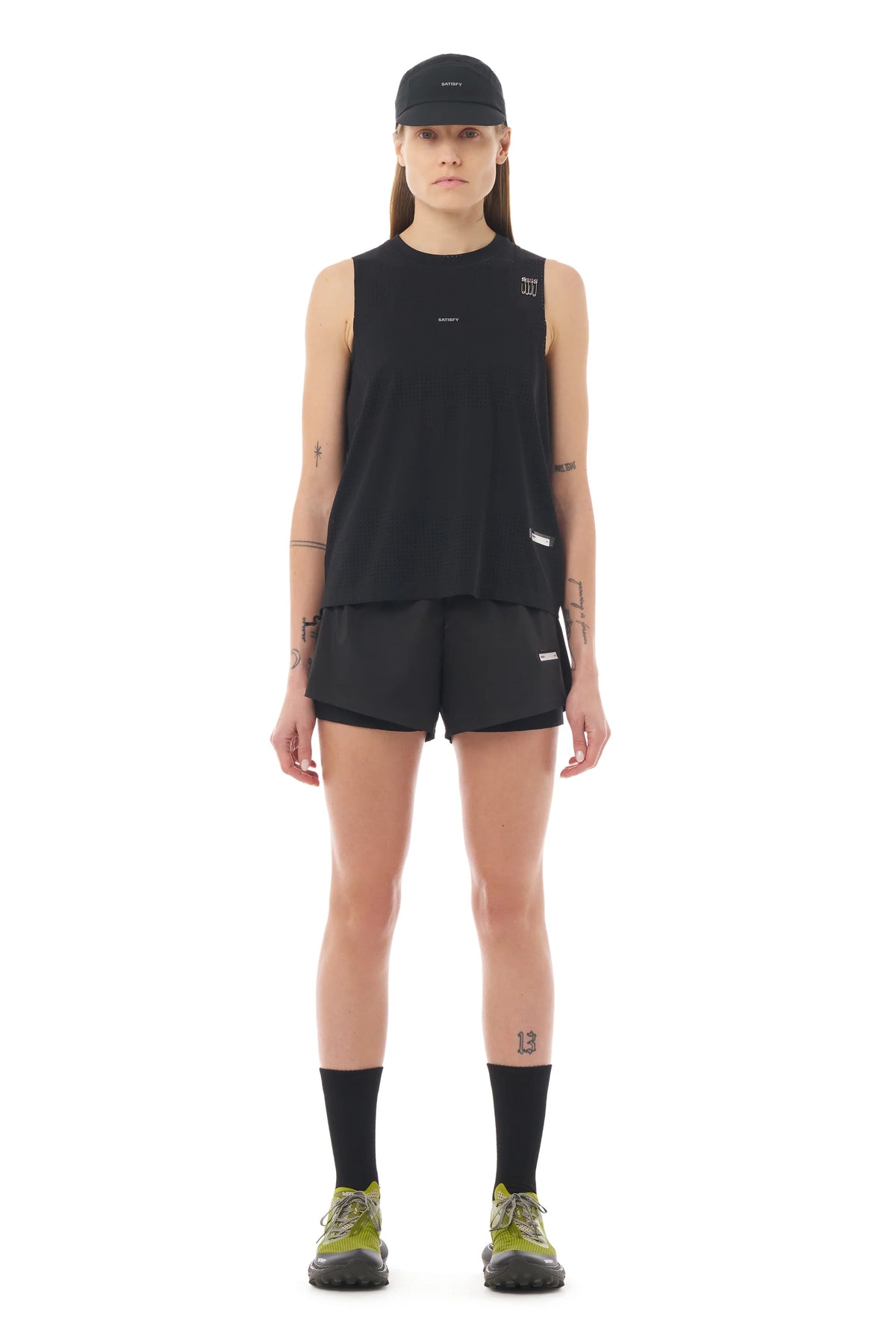 Space-O Muscle Tee Black by Satisfy