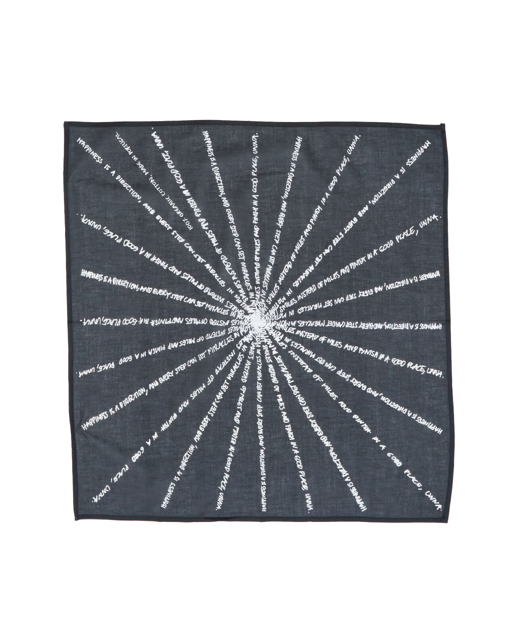 Mantra Scarf Black by UNNA
