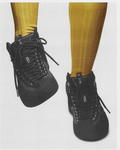 Village 1PM Mid-top skate shoe in Black