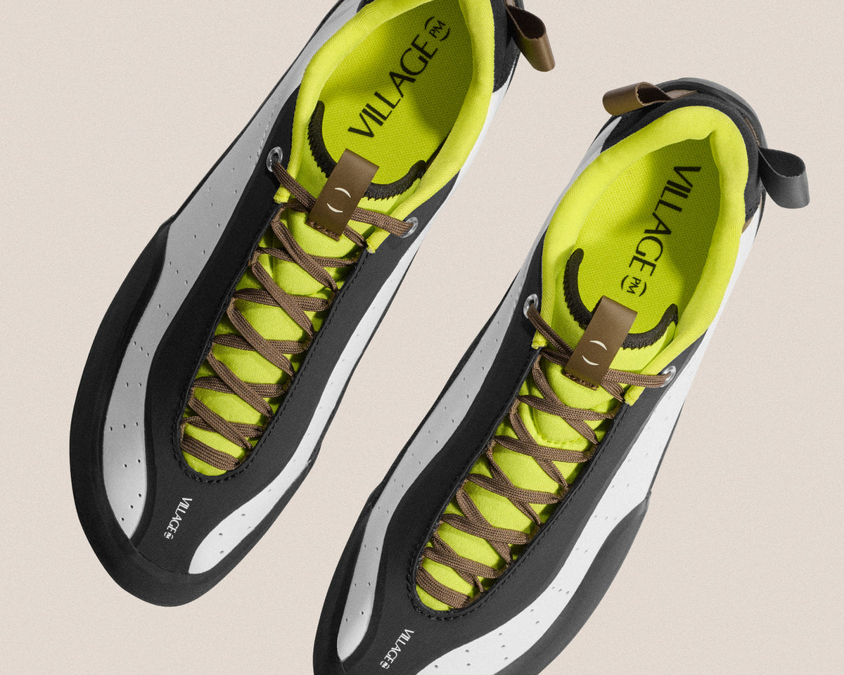 Village 2PM skate shoe in White Lime
