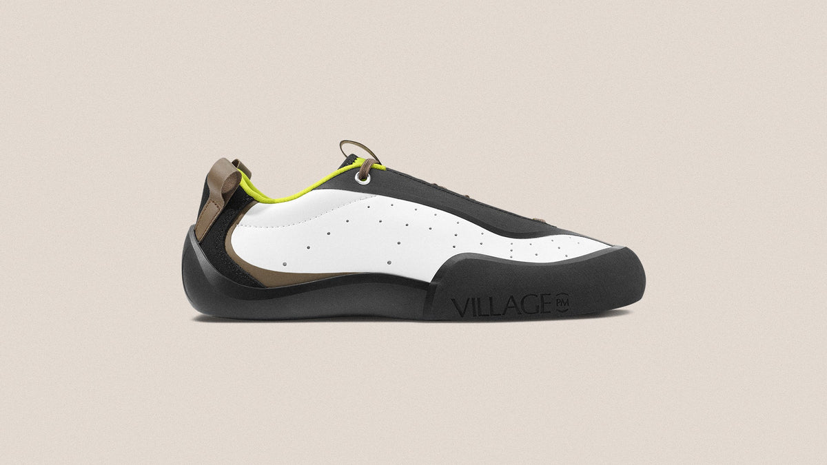 Village 2PM skate shoe in White Lime