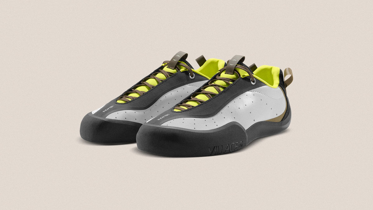 Village 2PM skate shoe in White Lime